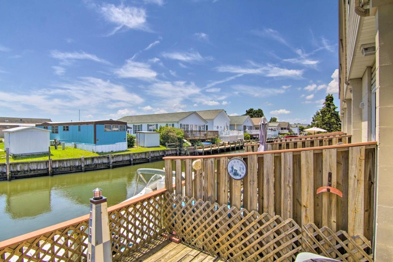 Ocean City Townhome, Deck With Canal Access! Экстерьер фото